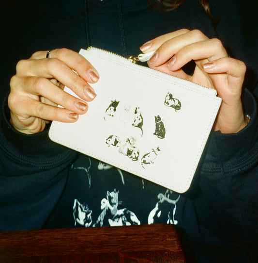 Quiet "Cat Study No. 1" Mini Clutch